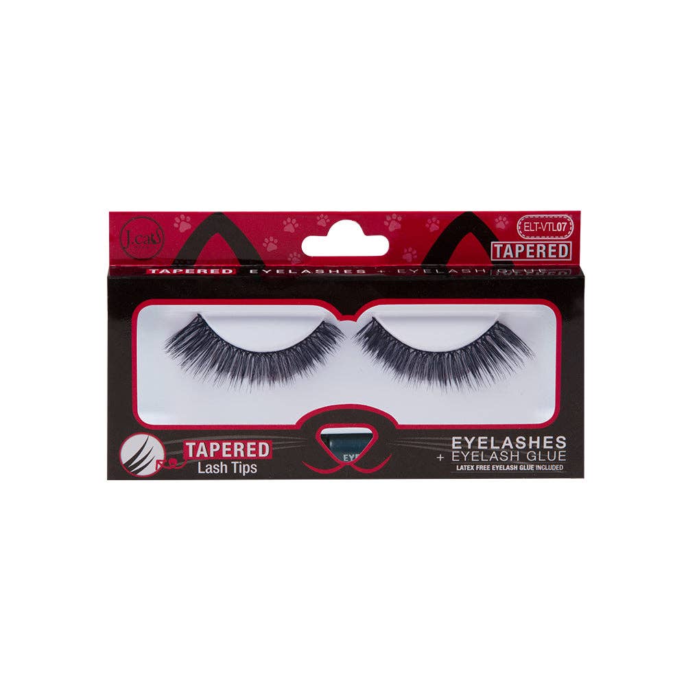 J.Cat Beauty - Wholesale False/Fake Eyelashes - Tapered Eyelashes + Eyelash Glue6