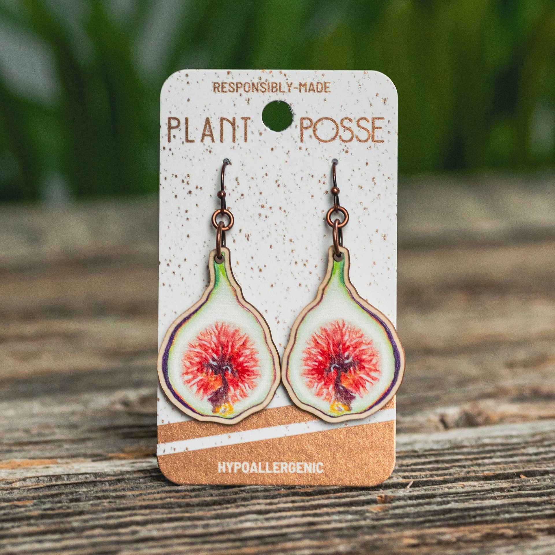 Plant Posse - Wholesale Dangle Earrings - Figs Dangle Earrings