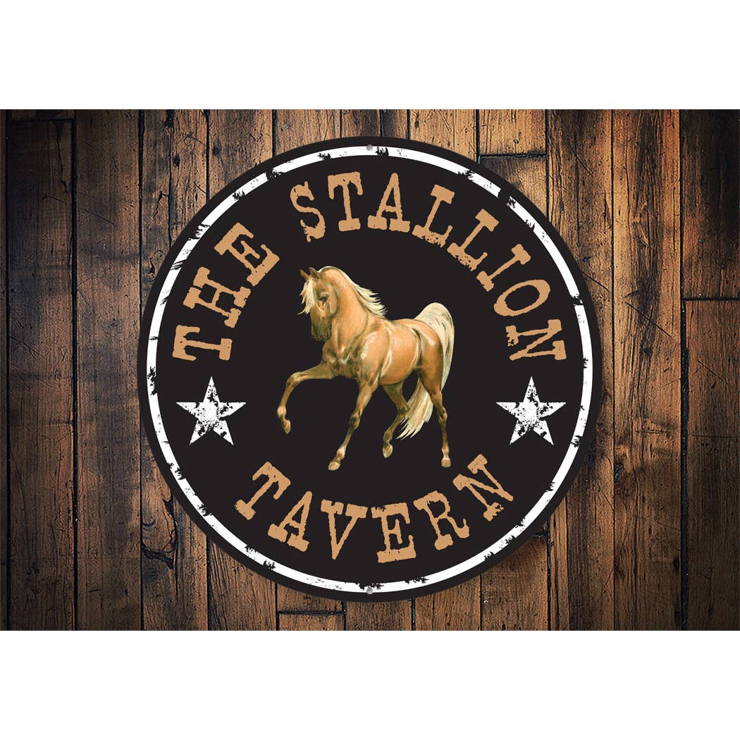 Lizton Sign Shop, Inc - Wholesale Sign - The Stallion Tavern Sign1