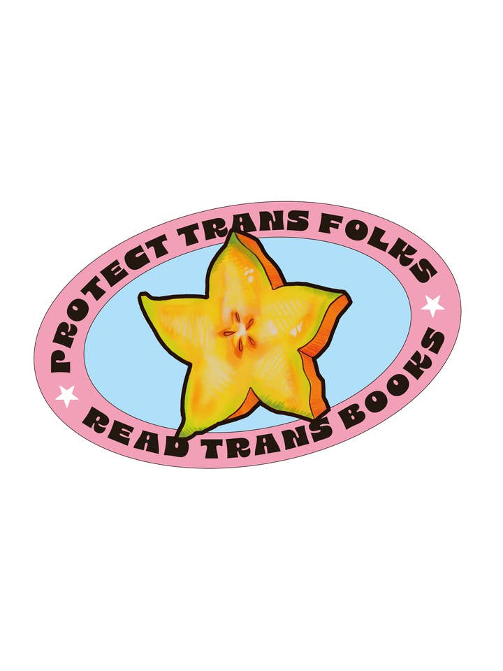 Pegatina Protege a las personas trans, lee libros trans para venta al por mayor de Un livre et une tasse de thé