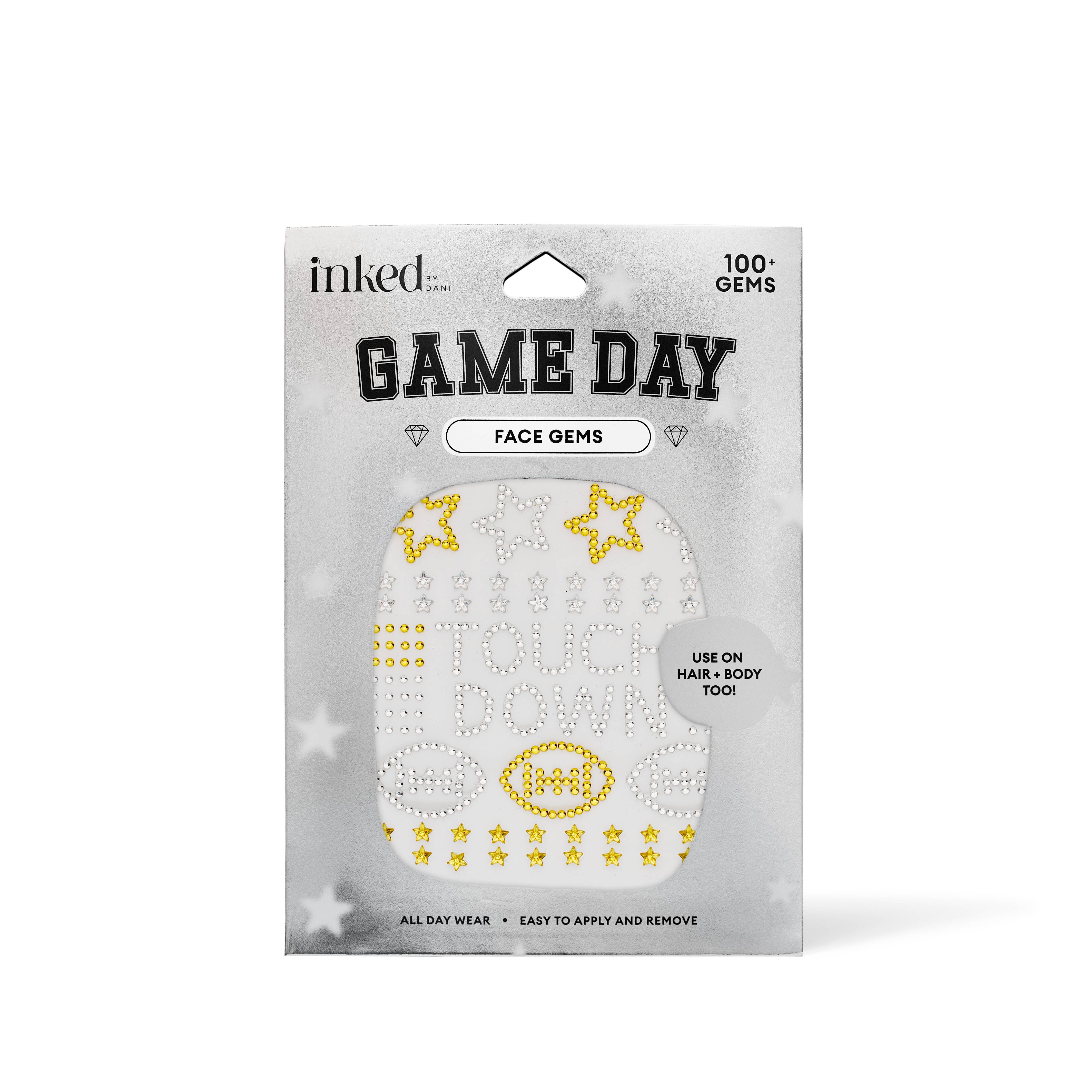 INKED by Dani - Wholesale Body Glitter/Shimmer - Game Day Face Gems0
