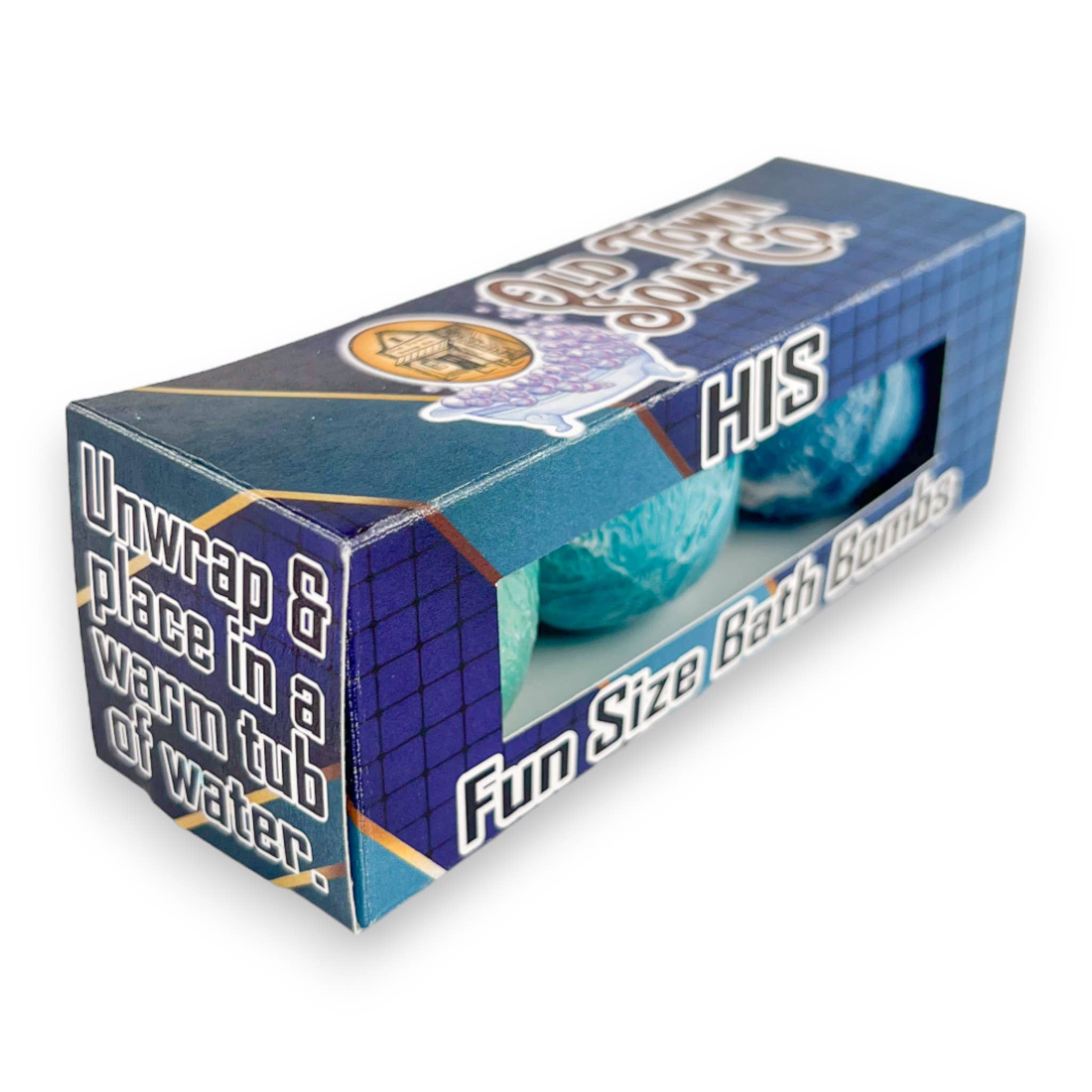 Old Town Soap Co. - Wholesale Bath Bomb/Fizz - Fun-Size Bath Bomb Sets - 3 in a box18