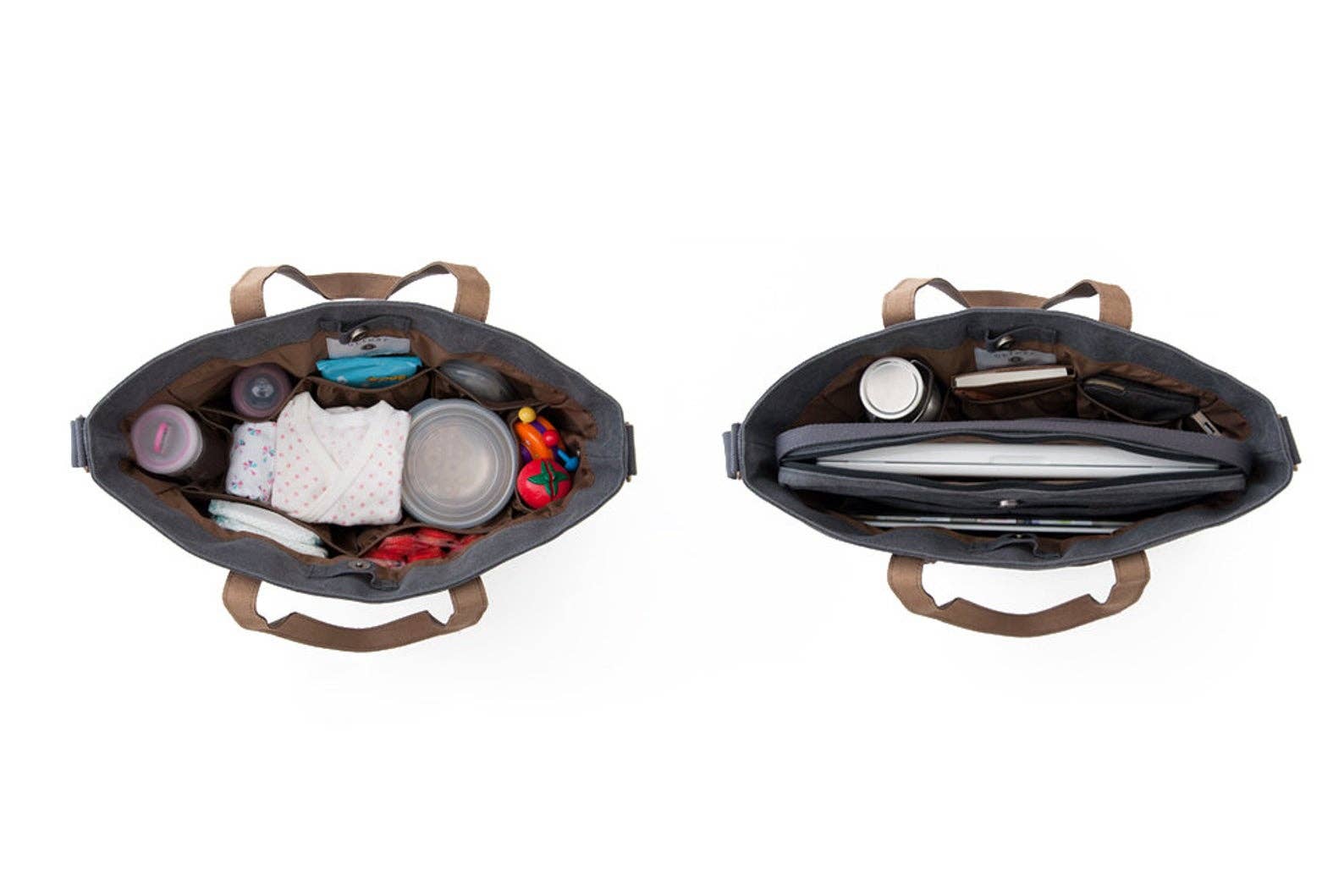 Oliday – bolsa para fraldas - Bebé por atacado – Mochila Loft Diaper Bag - Cinzento6