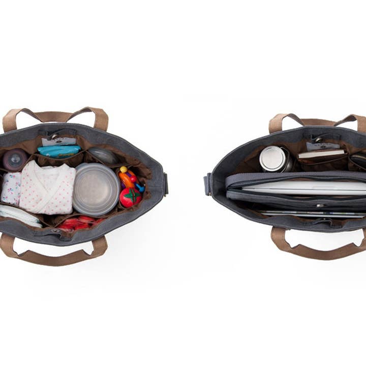 Oliday – bolsa para fraldas - Bebé por atacado – Mochila Loft Diaper Bag - Cinzento6