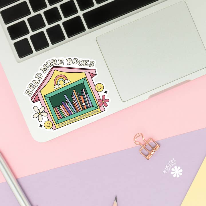 Book Lover Merch Shop - Wholesale Sticker - Read More Books Stickers / Bookish Stickers / Book Lover1