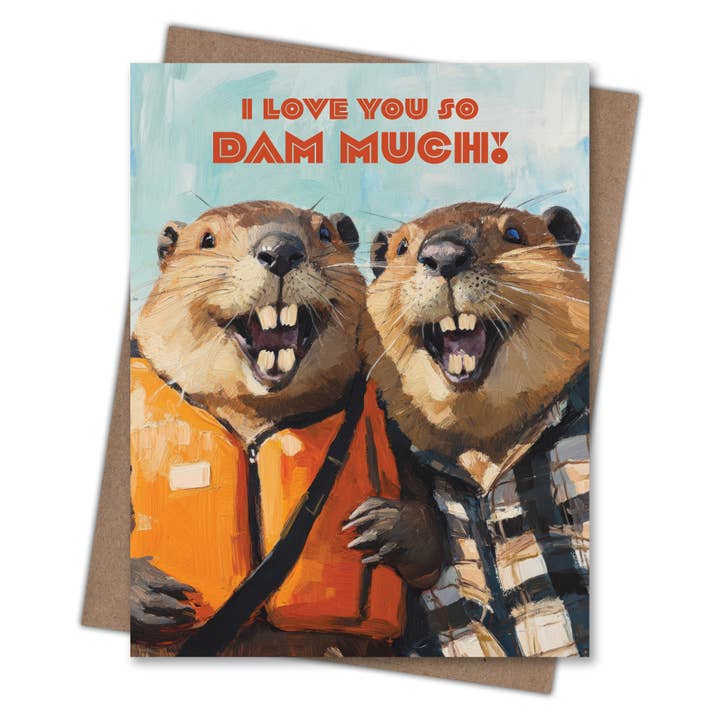 Waterknot - Wholesale Love Card - Beaver Love Card1