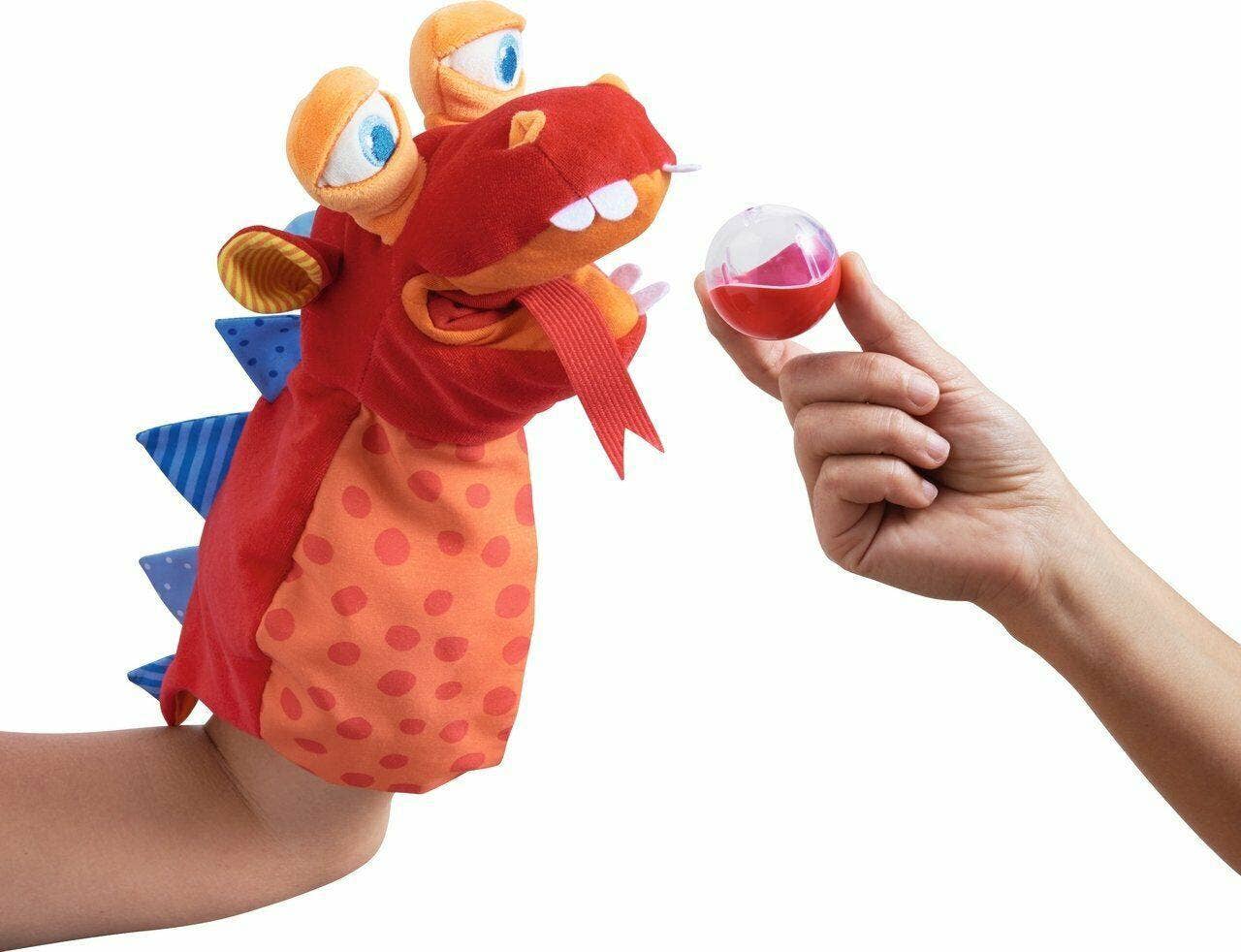 HABA USA - Vente Marionnette – enfant et bébé - Marionnette Gant Dragon Mange-tout6