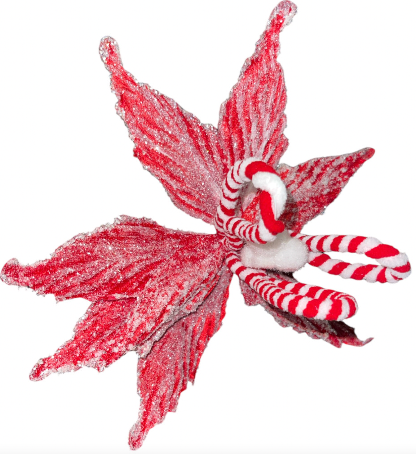 Thompson Wholesale - Wholesale Christmas Decoration - Red & White Sprays & Stems Package -- 41 Piece Set14