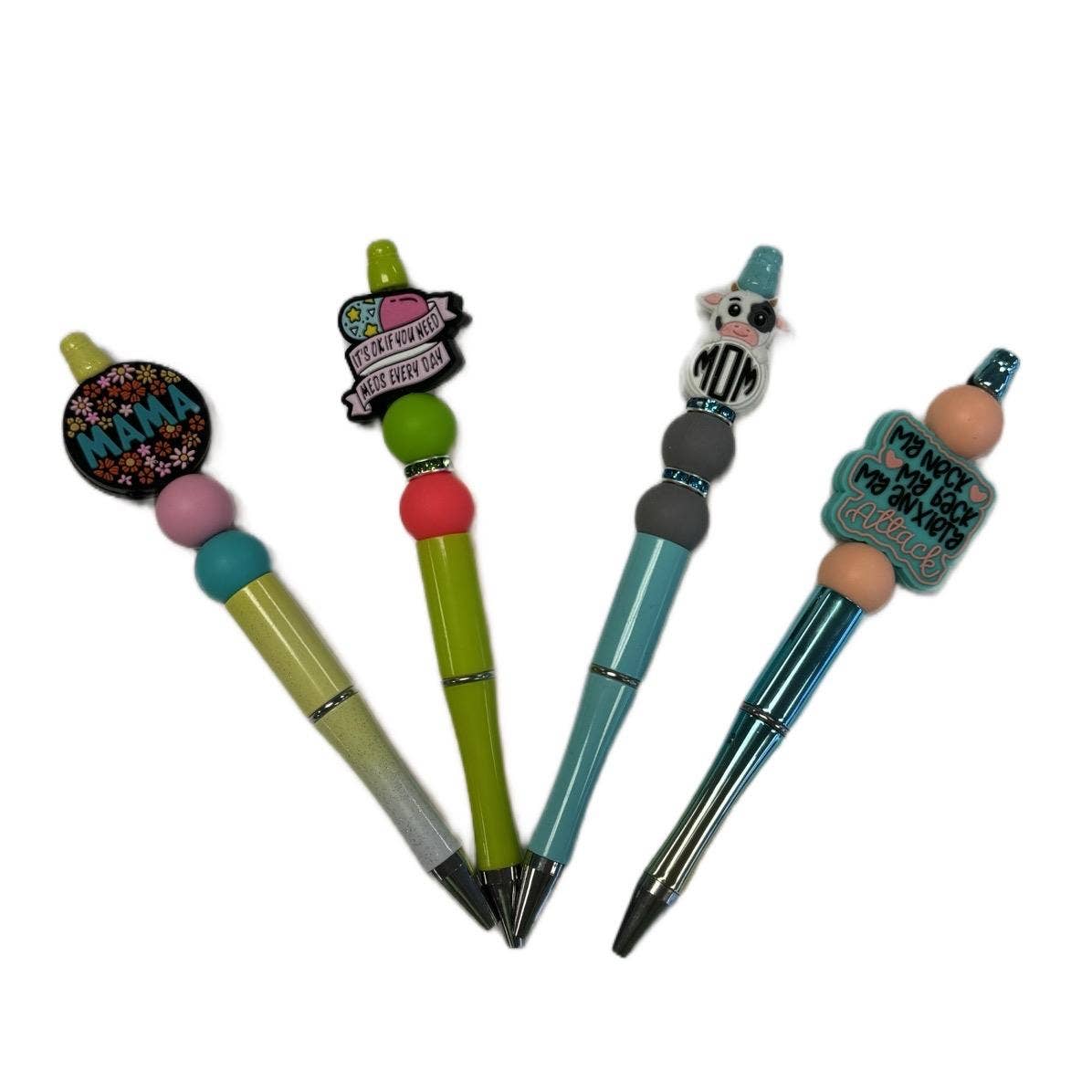 ST designs – wholesale Pennor – Mysteriepenna med kulspets och pärldekor2