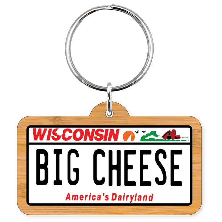 Morris Magnets - Wholesale Keychain - Unisex - Keychain - Wisconsin License Plate2
