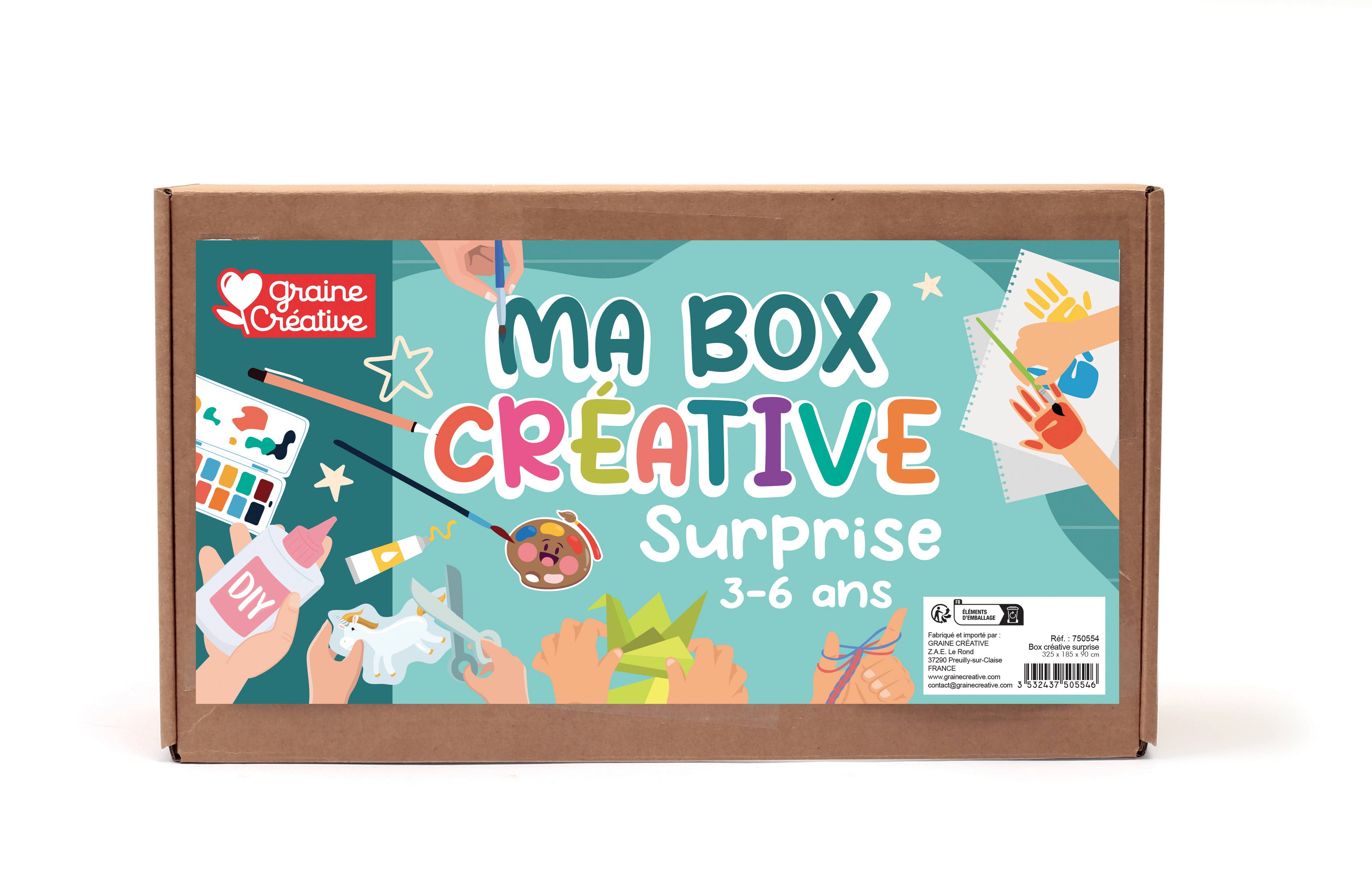 Graine Créative - Wholesale DIY Craft Kit - Kids - MY CREATIVE SURPRISE BOX NO. 21
