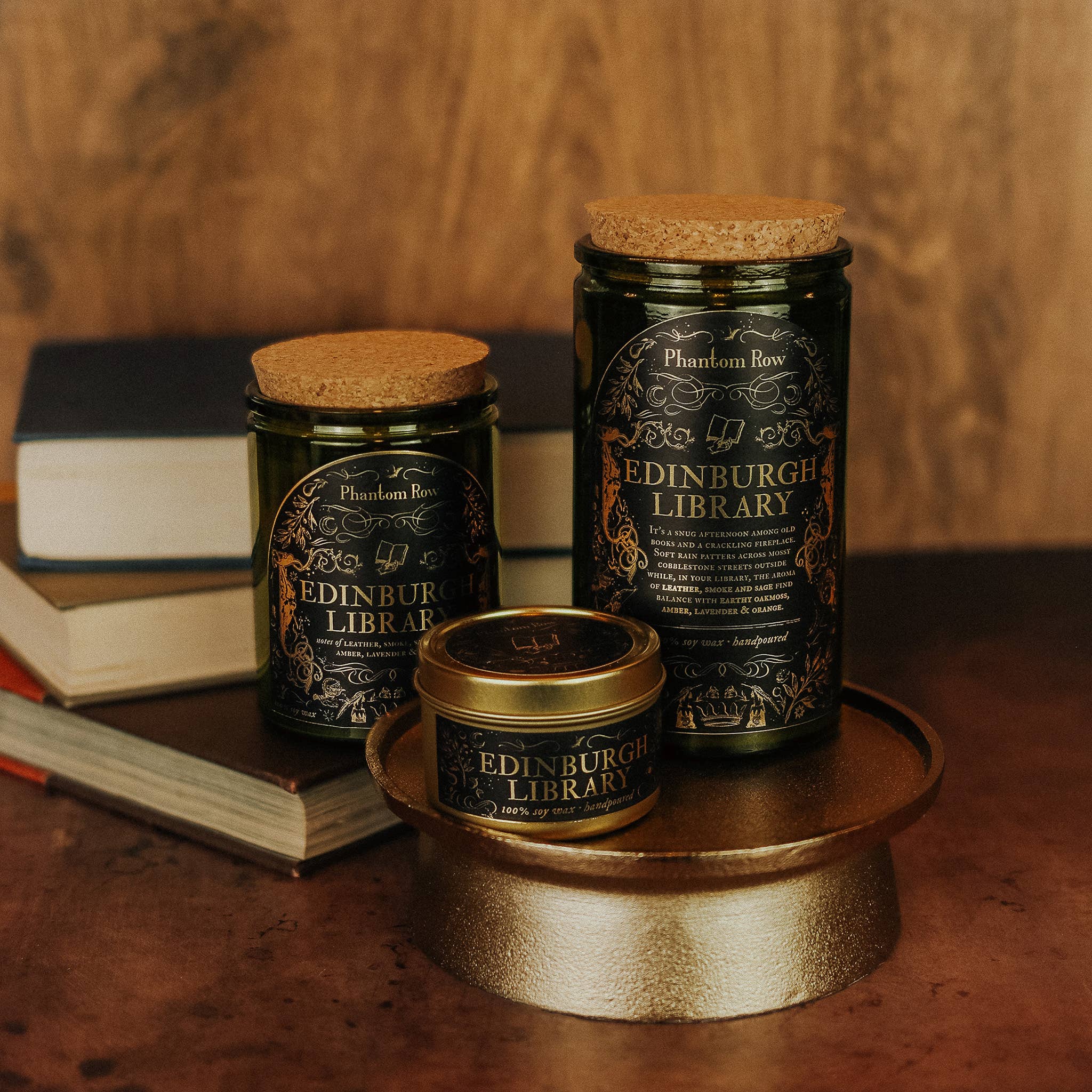 Phantom Row - Wholesale Jar/Filled Candle - Edinburgh Library | Literary & Gothic-Inspired Jar Candle8