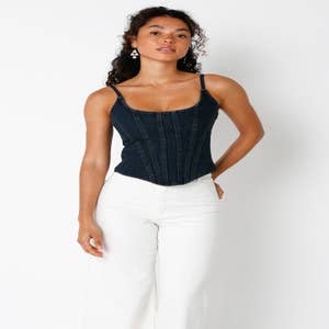 Purchase Wholesale denim corset. Free Returns & Net 60 Terms on Faire