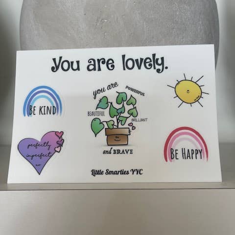 Sticker Sheet - Inspire for wholesale by Little Smarties YYC