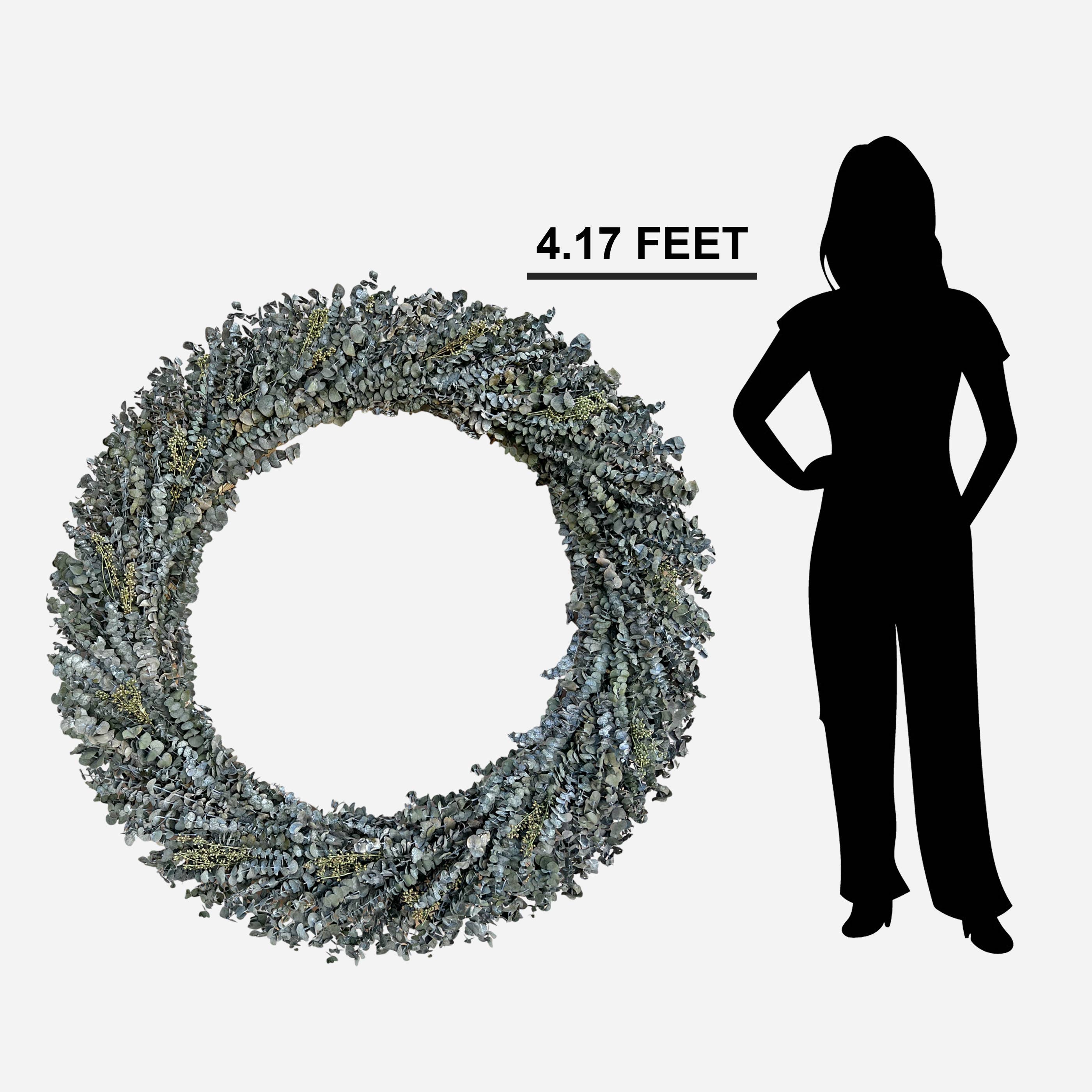 2626 Designs - Wholesale Wreath - Real Dried Preserved Decorative Eucalyptus Wreaths10