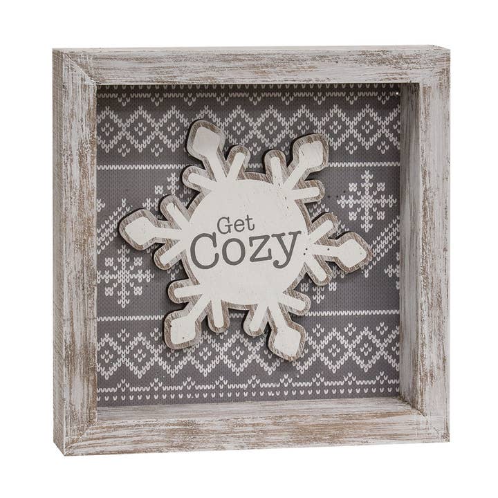 Get Cozy Snowflake Sweater Frame for wholesale by Col House Designs