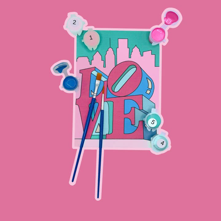 Amor - Mini Kit de Pintura por Números (5x7) para venta al por mayor de Colorful Creators