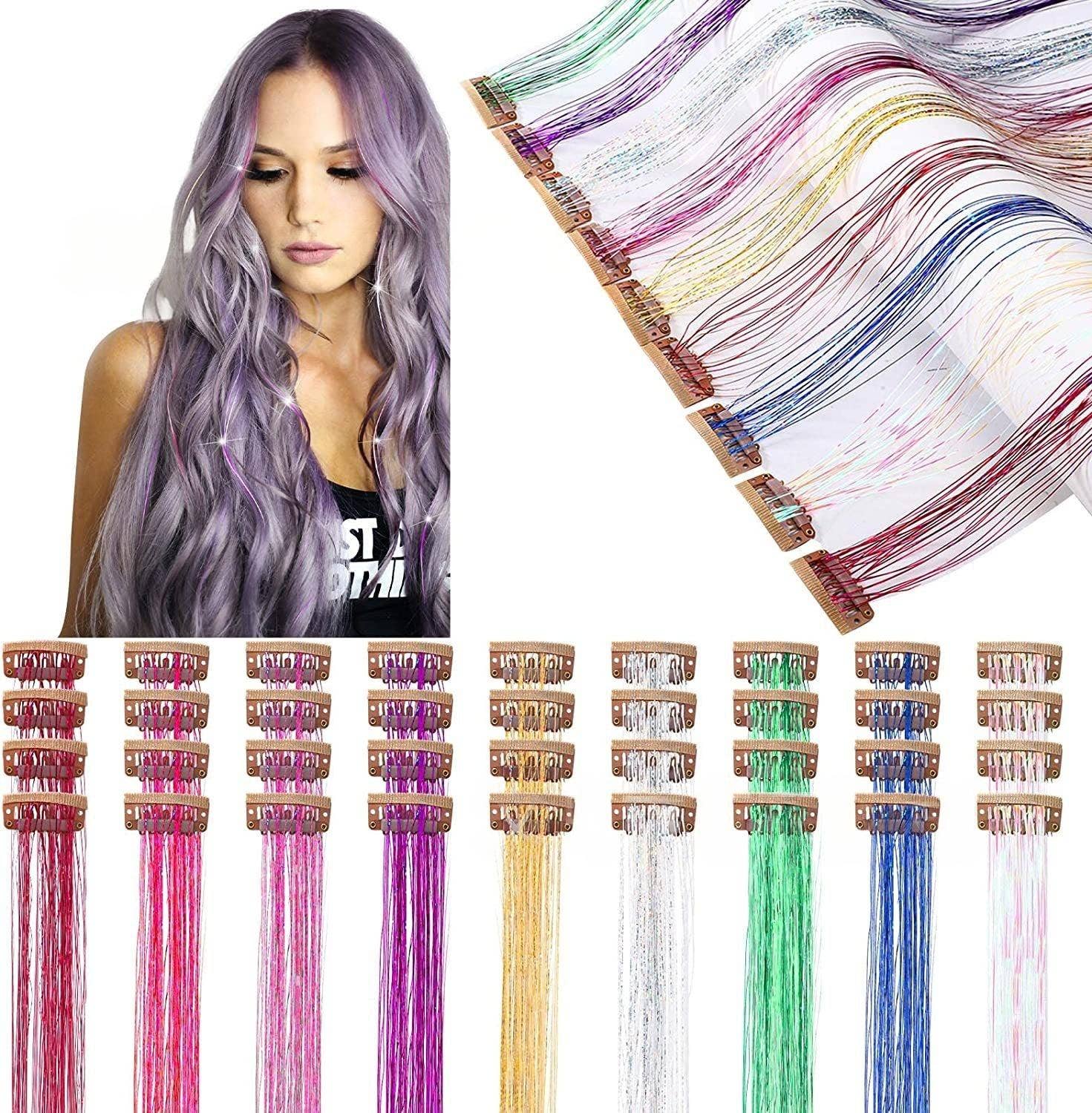 AK Brand - Wholesale Haar extensions - 20 inch glinsterende haartinsels voor extensions kit15