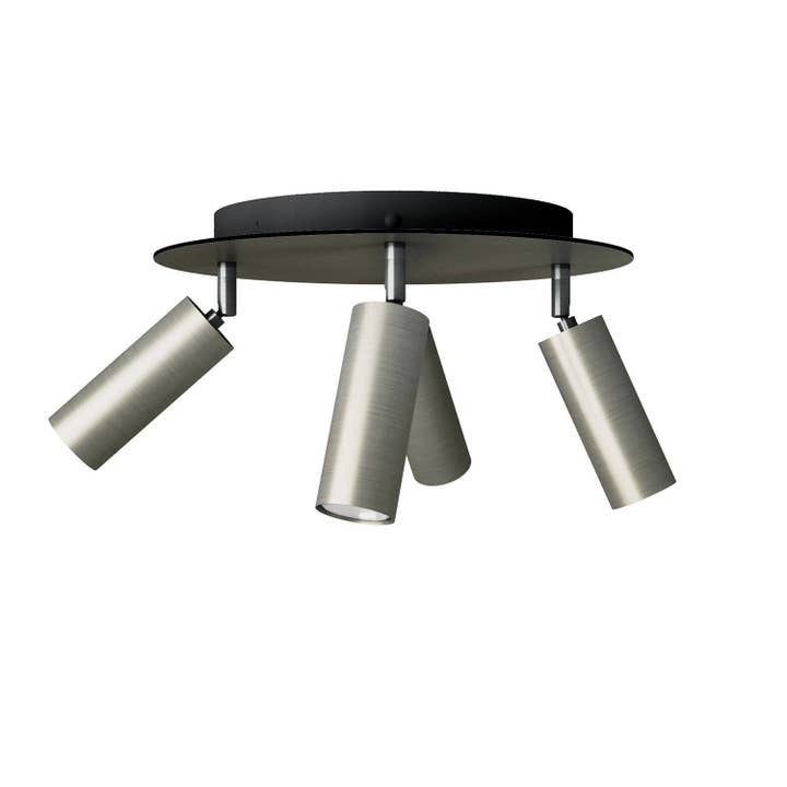 Lampe à 4 spots avec abat-jour Tub-E14 et Rose-One XXL rond pour la vente par LIGHTINUP S.R.L.