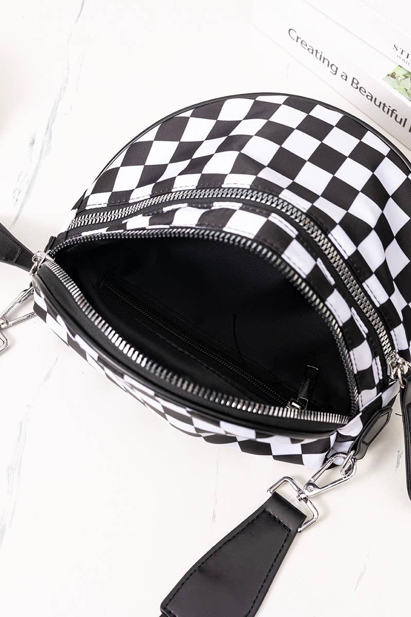 Vanilla Monkey - Wholesale Crossbodytas - Dames - Dubbele Rits Halve Maan Heuptasje5