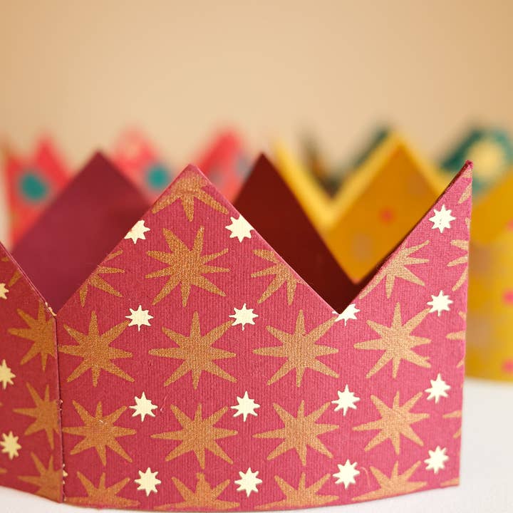East End Press - Wholesale Party Hat/Crown - Festive Paper Crowns3