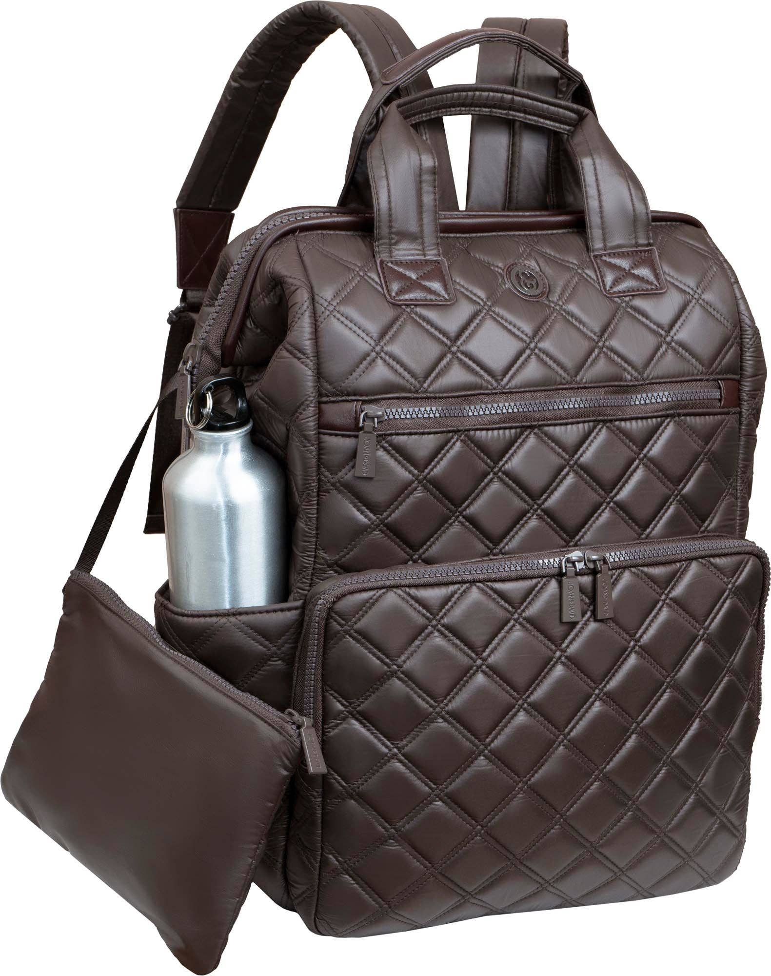Magid - Wholesale Backpack - Women's - Joan & David Diamond Quilted Puffer Nylon Square Laptop Backpack31