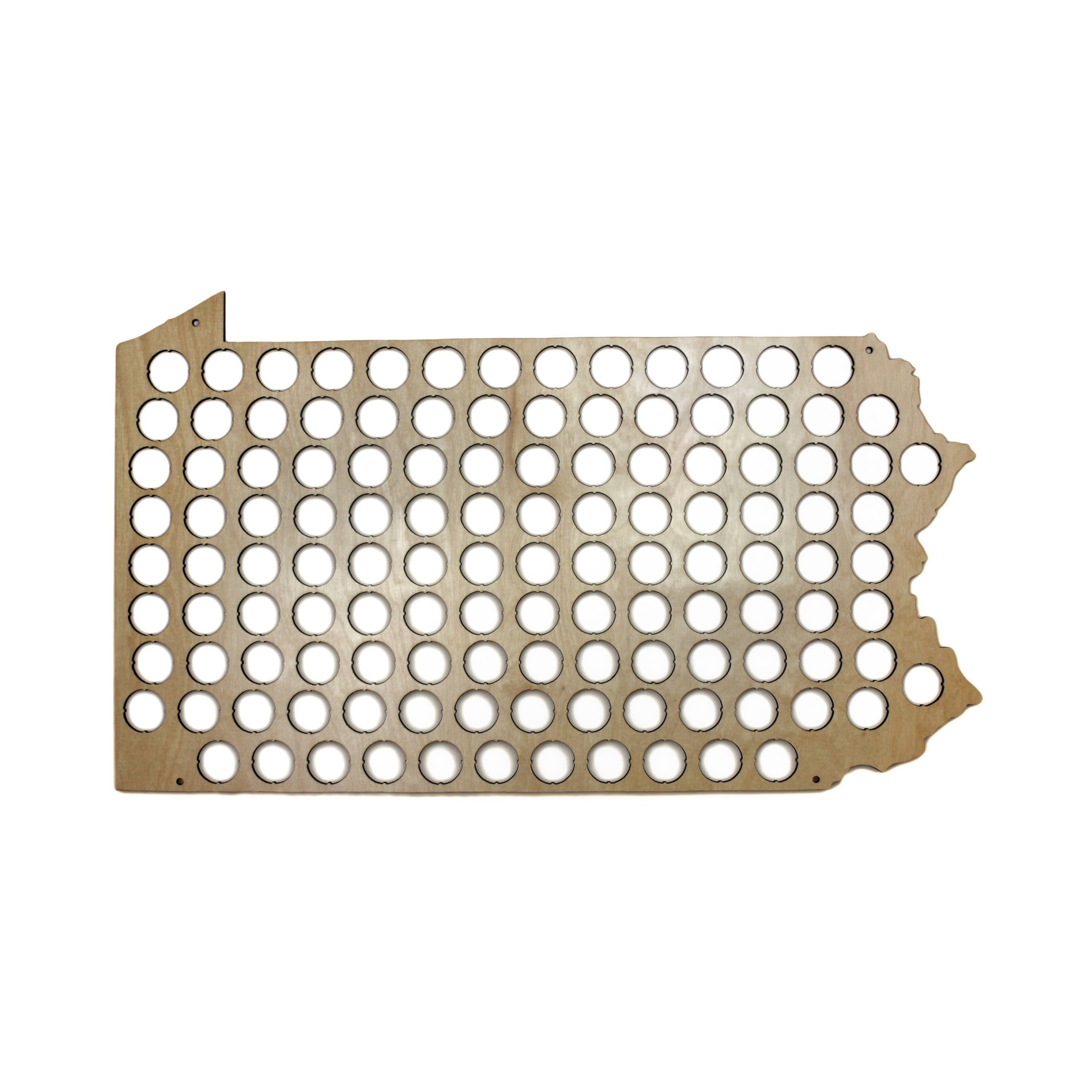 Torched Products – Engroshandel 3D-vægkunst – Mænds gave tilstand øl cap kort - Beer Cap Collector/Display37