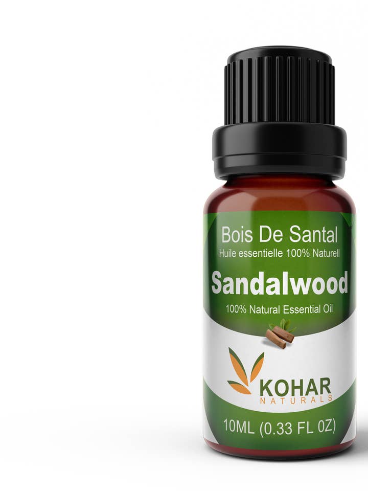 Olio essenziale puro di sandalo indiano, 10 ml per la vendita all'ingrosso da parte di KOHAR NATURALS
