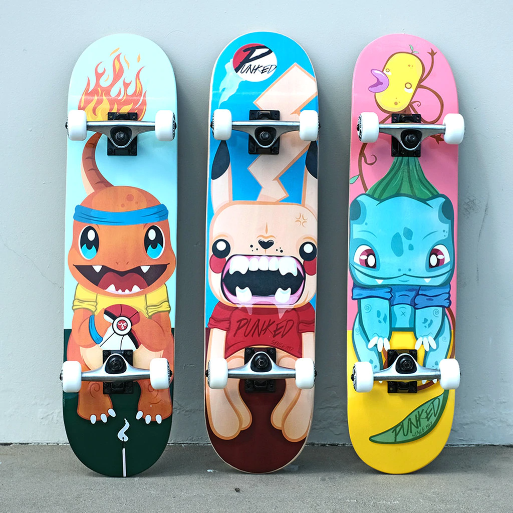 Yocaher Skateboards – wholesale Skateboard – Grafisk Komplett Skateboard 7.75" - Charm7