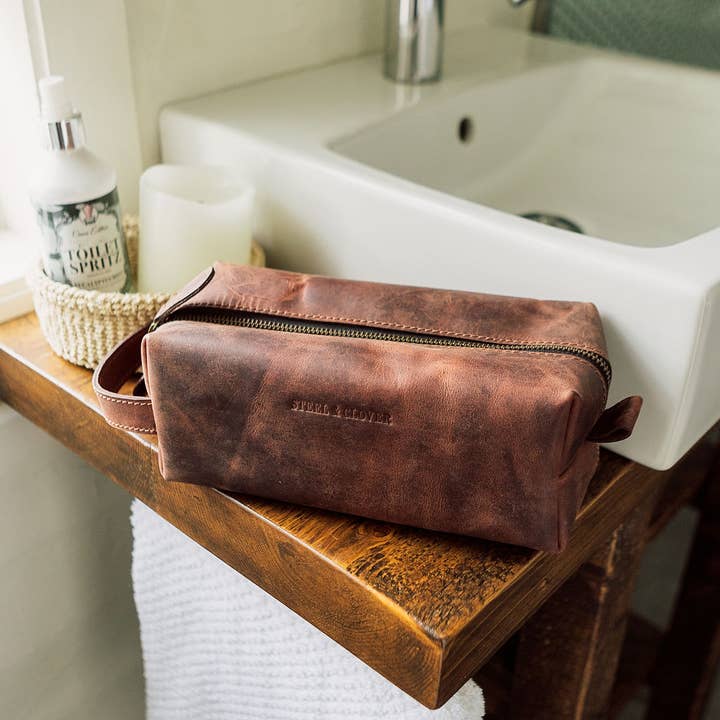 Steel & Clover - Wholesale Toiletry Bag - Men's - Reno Dopp Kit5