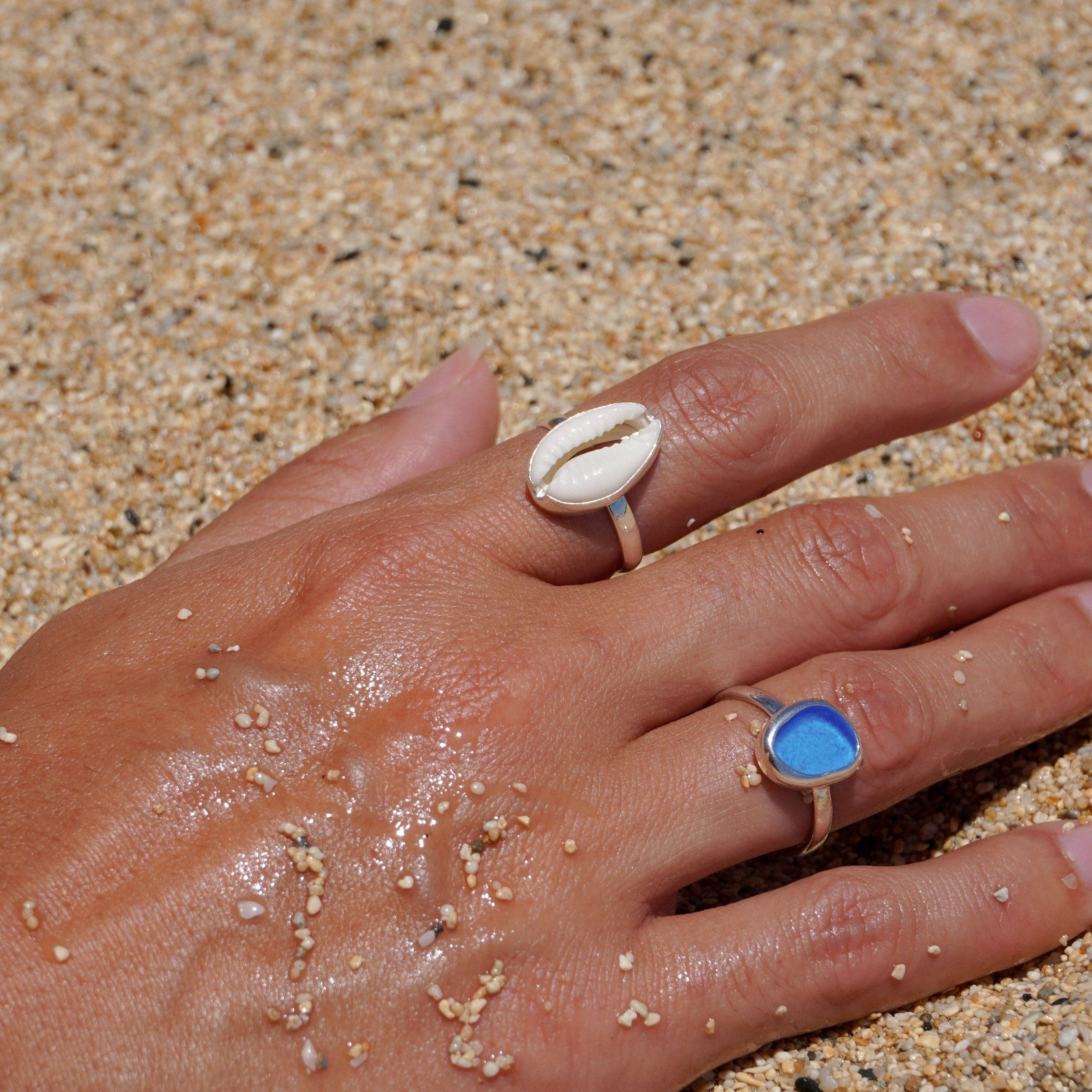 The Salty Gem - Wholesale Cocktail/Statement Ring - Shell Ring (Handmade)8