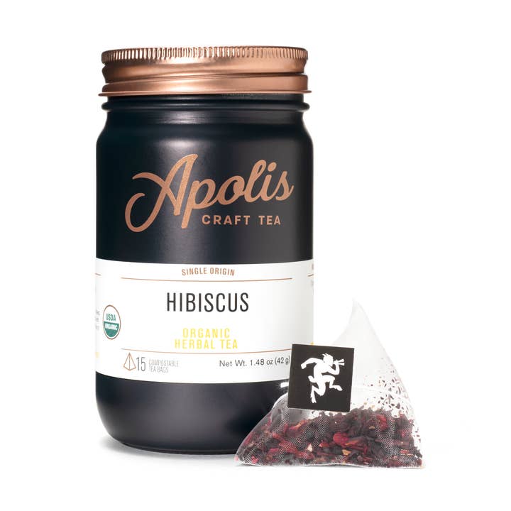 Apolis Tea - Wholesale Tea Bags - Organic Hibiscus - Tea Bags0
