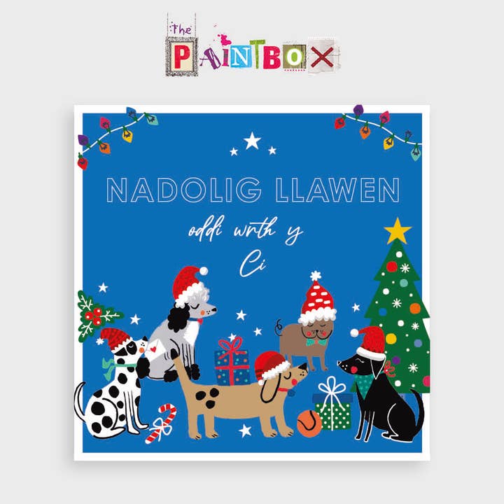 Nadolig Llawen oddi wrth y Ci for wholesale by The Paintbox