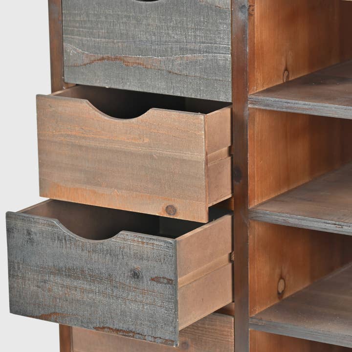 Cheungs Home Decor - Wholesale Bedroom Furniture - Walter Wooden Dark Brown Storage Cabinet