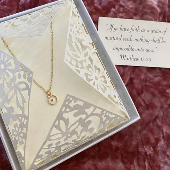 Mauve Jewelry Co. - Wholesale Pendant/charm necklace - Mustard Seed Faith Necklace4