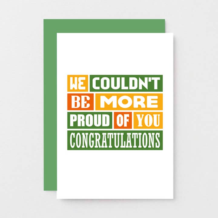 We Are Proud Of You Card | SE0346A6 for wholesale by SixElevenCreations