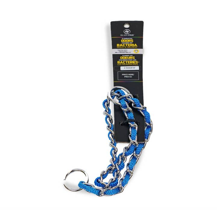 Collier pour chien en nylon avec chaîne pour la vente par Dollar Paw