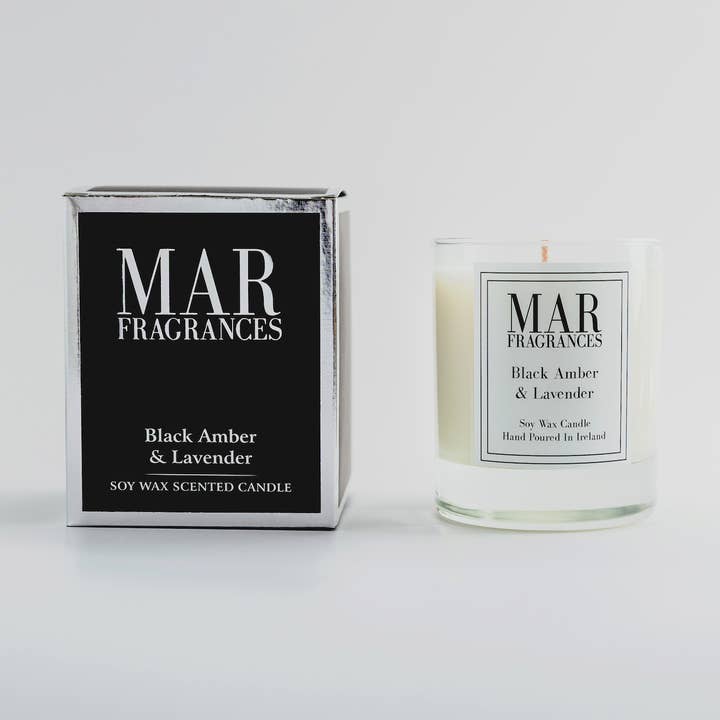 Vela - Ámbar negro y lavanda para venta al por mayor de MAR Fragrances