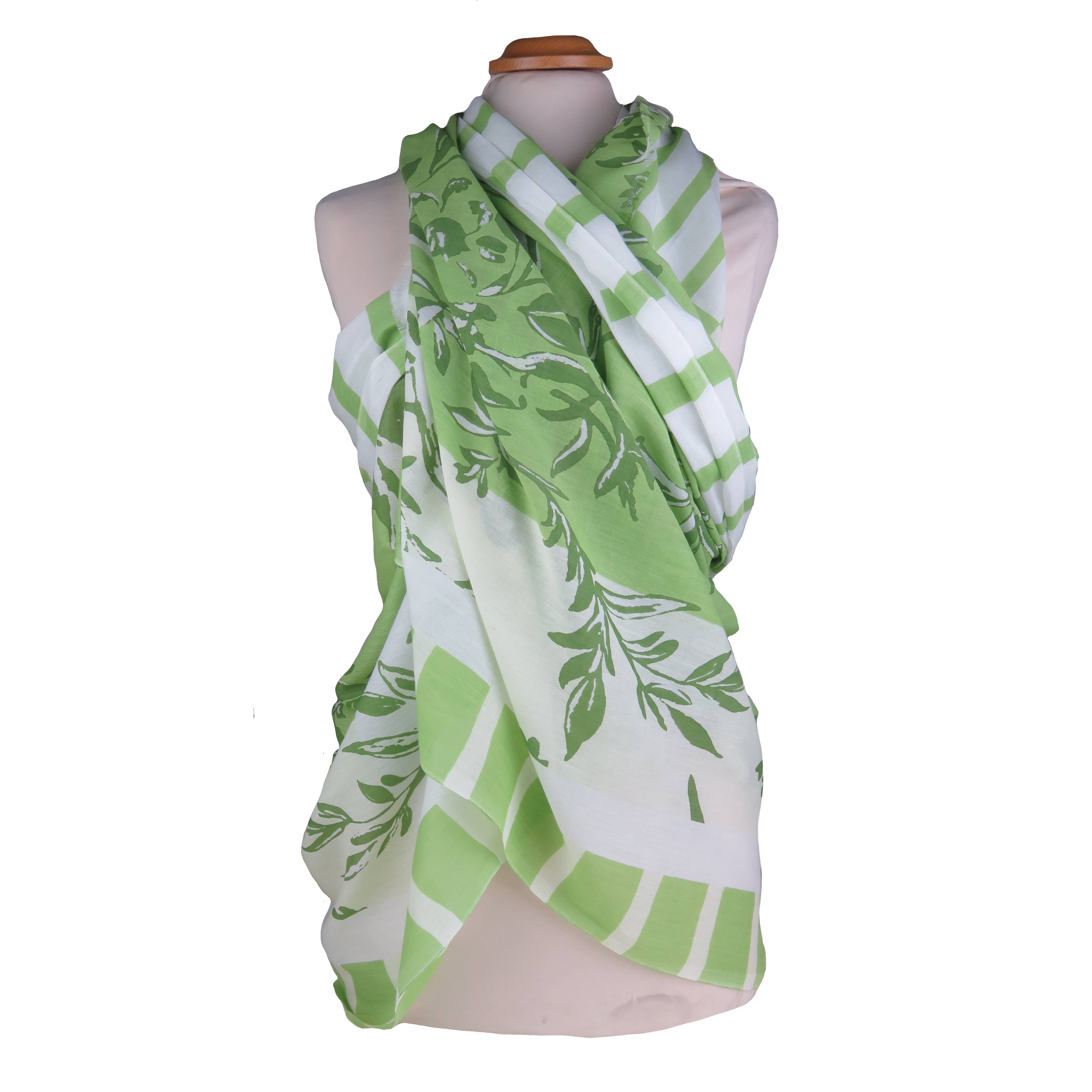 Supplement D'AM - Wholesale Scarf - Women's - Pareo stole for Brigitte Bardot birds and stripes Esterel3