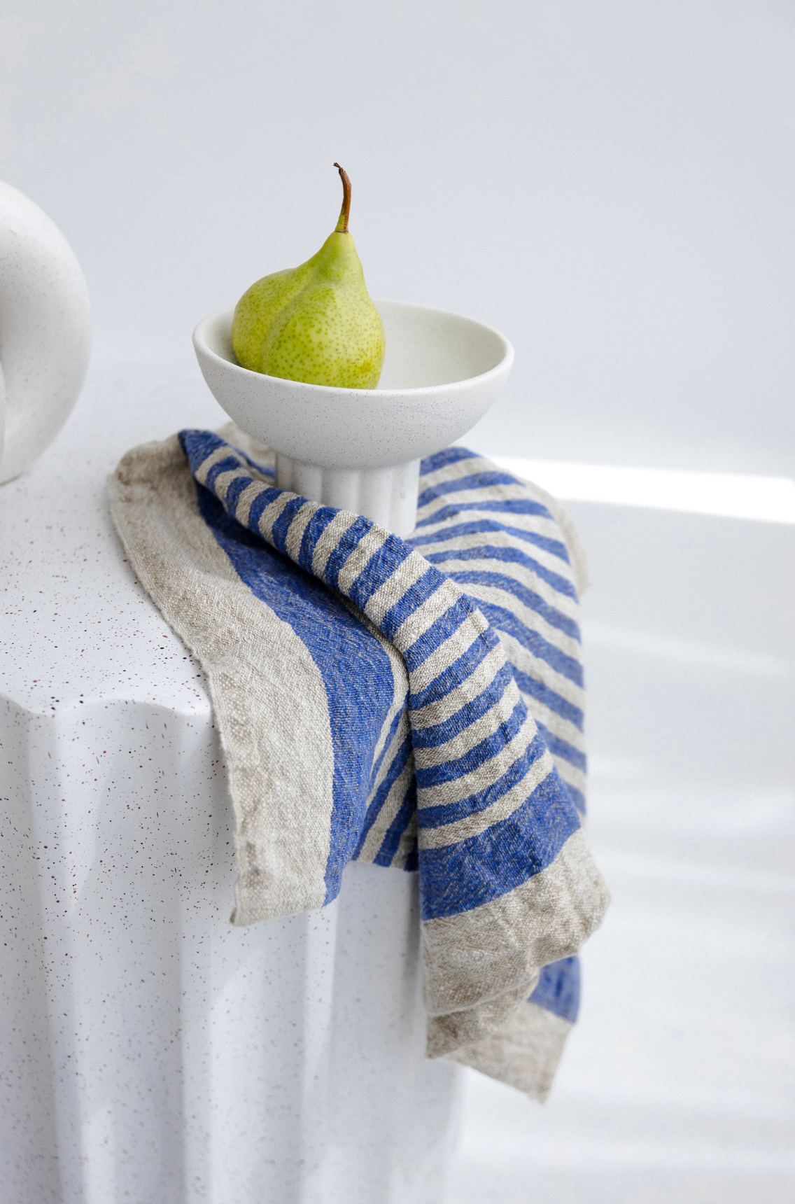 dodesign - Venta al por mayor Paños de cocina - Paño de lino para cocina con rayas cobalto2