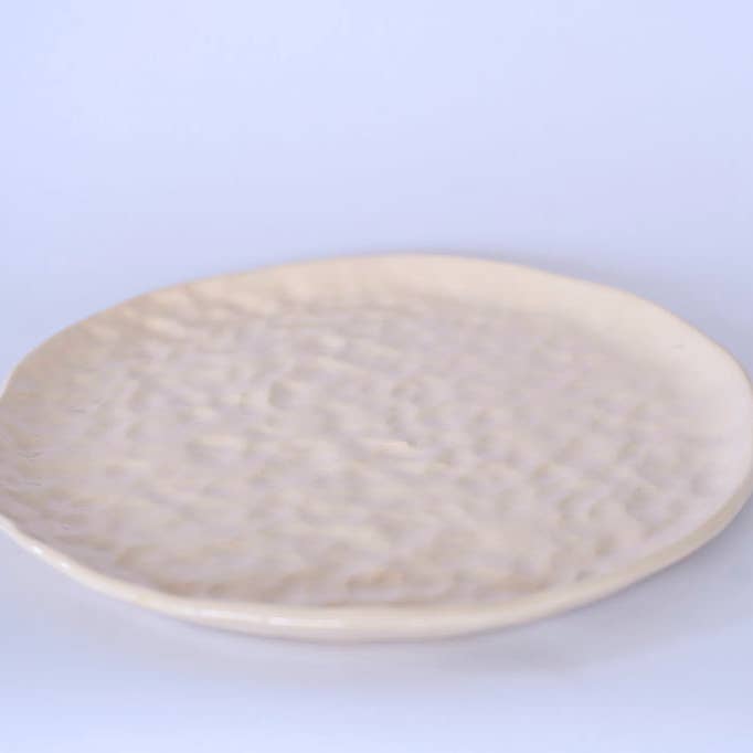 Semear - Wholesale Dinner Plate - Main Course, Ecru Fingers1
