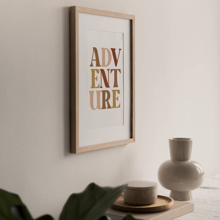 Boho Nursery Adventure Art Print for wholesale by Coral Cove Studio