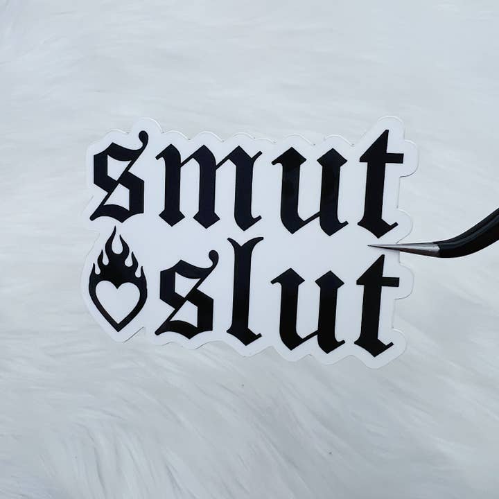 Smut Slut Vinylklistermärke Die Cut för wholesale av The HoneyBShop