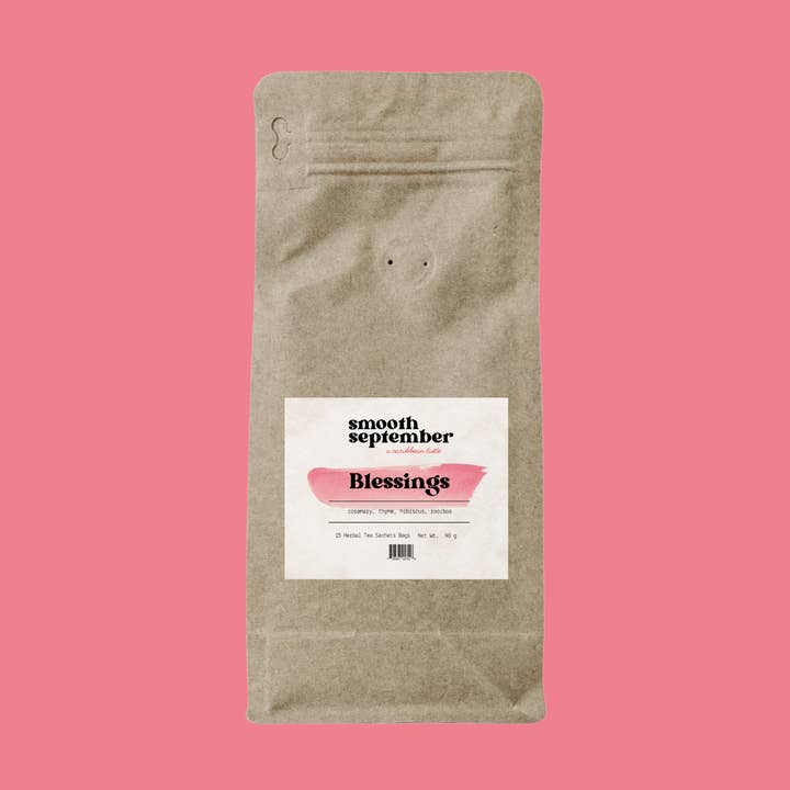 Smooth September LLC - Wholesale Tea Bags - Blessings Herbal Tea for Wellness Health - Caffeine-Free Teabag Sachets0