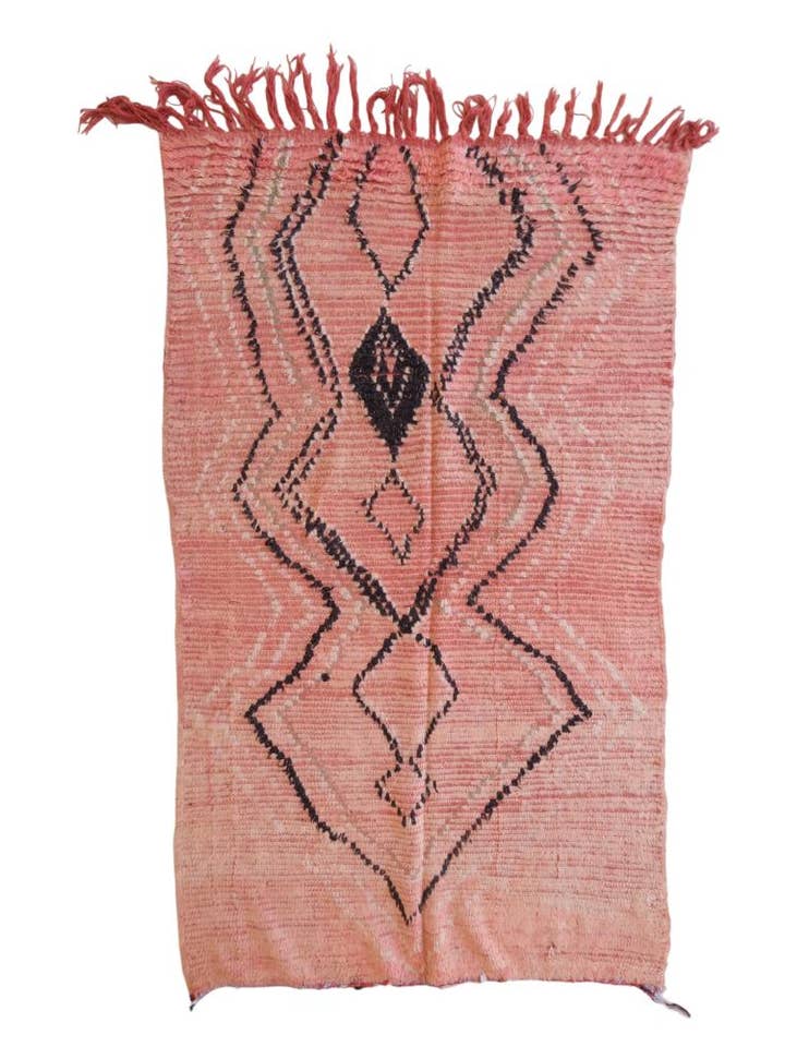 Vintage Boujad 202.00 cm x 117.00 cm para venta al por mayor de Coolest Moroccan Rugs