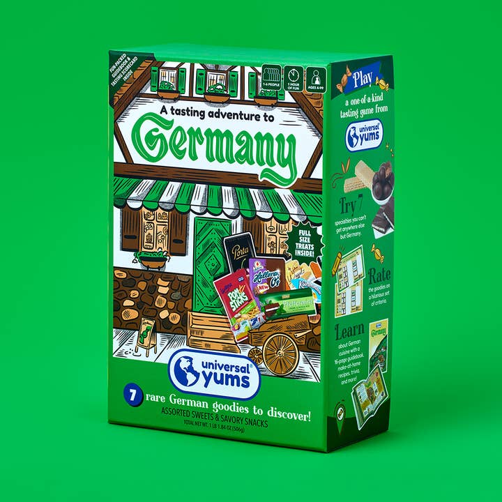 Universal Yums - Wholesale Food Gift Basket - Germany Tasting Adventure | A Fun Gift for Father's Day