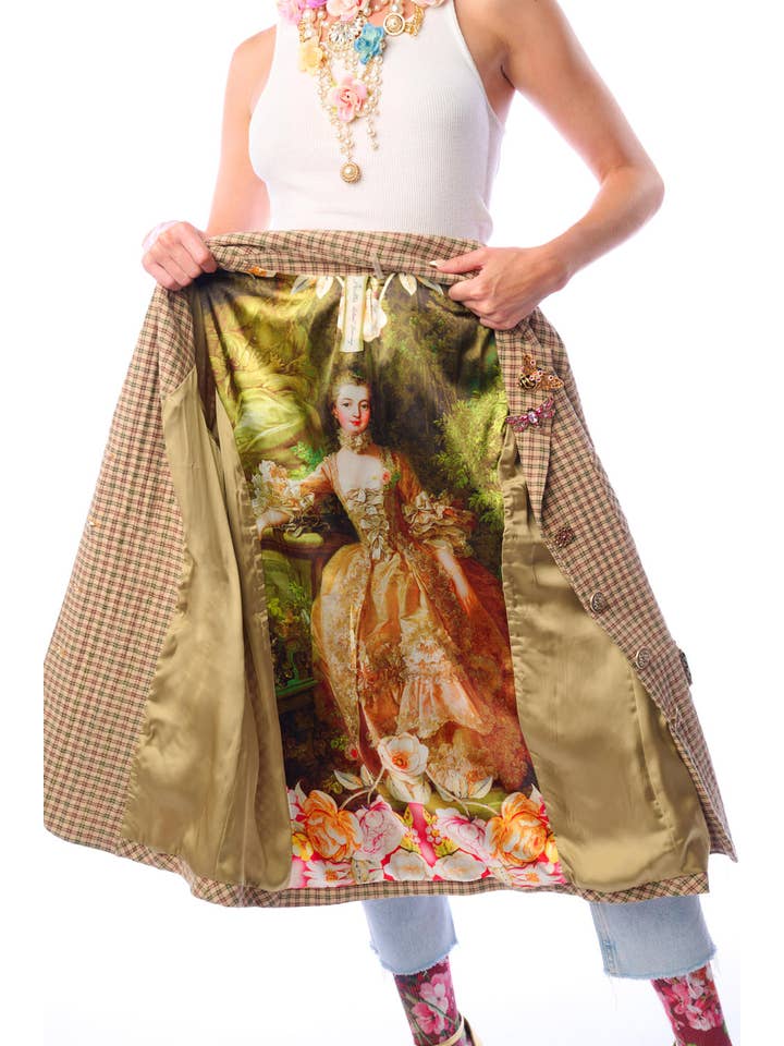 Aratta | Women's Fashion - Wholesale Blazer - Women's - Diana Beige Floral Blazer | Plaid Blazer | Flowery Jacket12