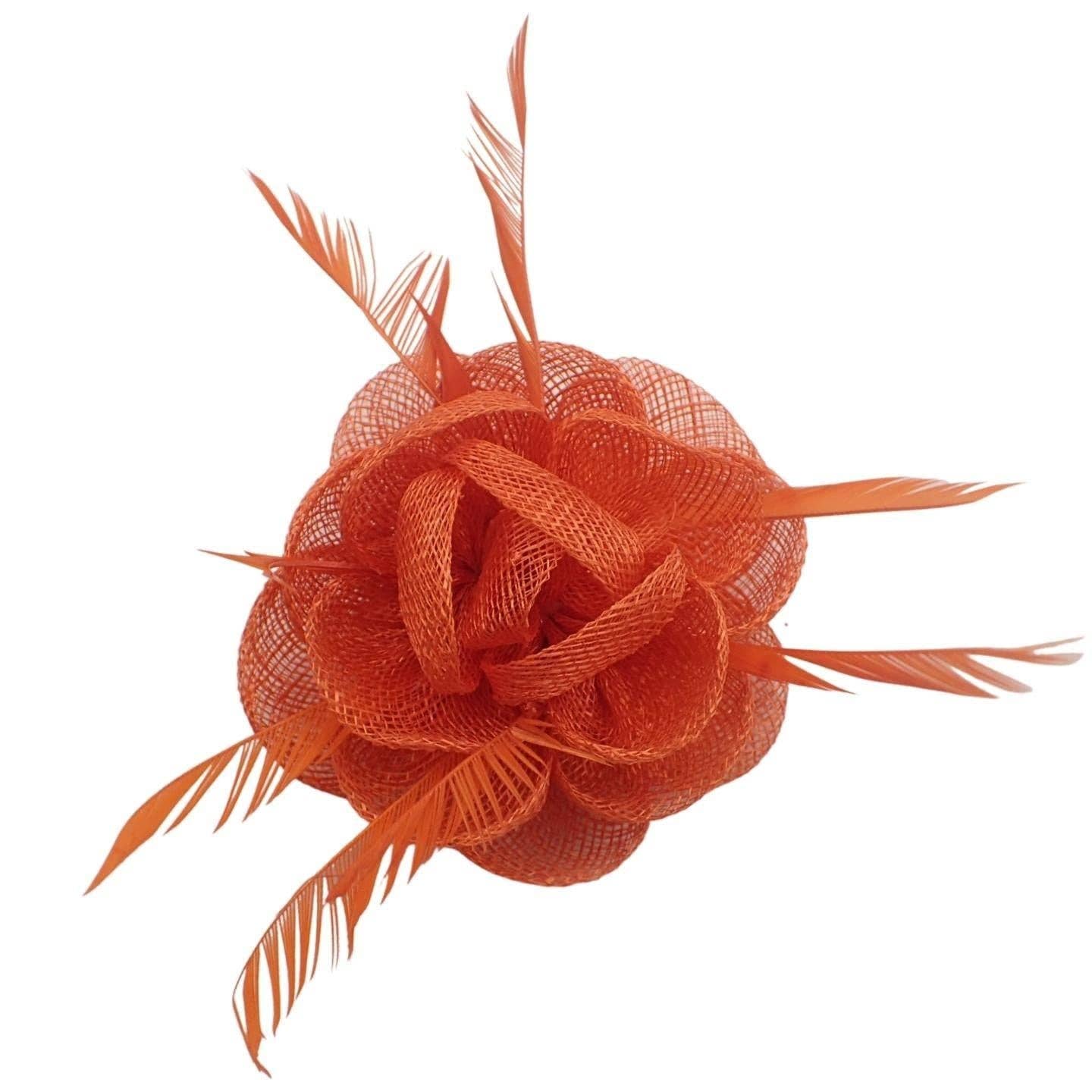 Topkids Accessories - Wholesale Fascinator Hat - Women's - Fascinator Hair Clip Fascinator Flower Hair Clip Fabric Flower Clip Wedding Fascinator Wedding Corsage Flower Fascinator On Clip & Brooch Pin For Women, Ladies, Girls0
