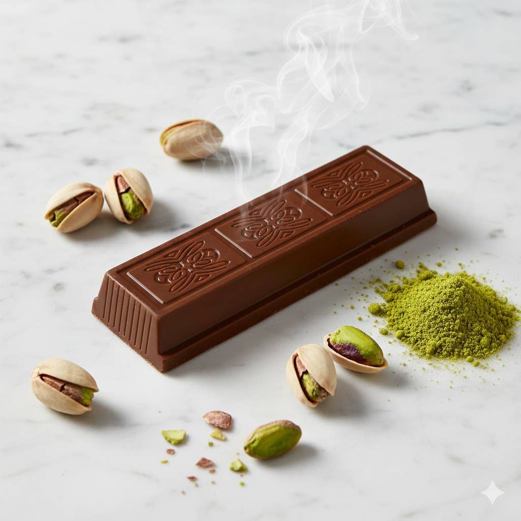 Aladdin - Wholesale Chocolate Bar - Dubai Chocolate Bar 30g Antep Pistachio Kadayif Halal5