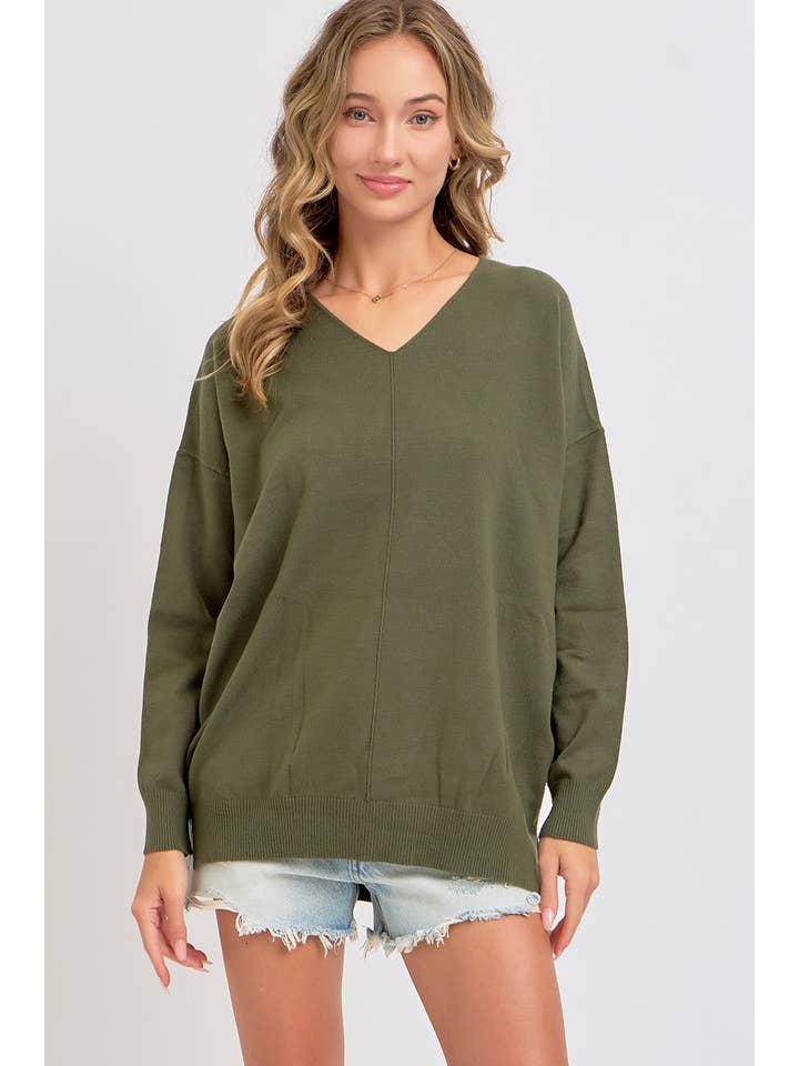 Sweet Lovely by Jen - Wholesale Knit Top - Women's -  SOFT COZY CASUAL KNIT TOP46